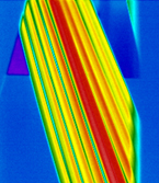 Vista lateral del set de fajas o correas.