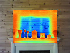 How much would it cost to fix this area above the fireplace in this lovely room?