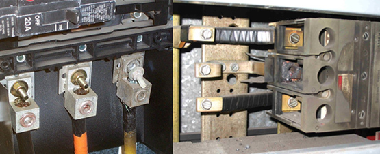 The images above show the effects of high resistance. 