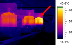 Just because you can detect a hot spot does not mean you can measure it. 