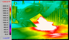 Válvulas de sistemas de vapor podrían ser un potencial peligro de contacto por accidente.