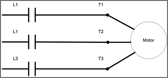Across the Line Starting Circuit