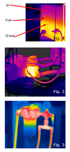 Detecting fluid levels in reservoirs.