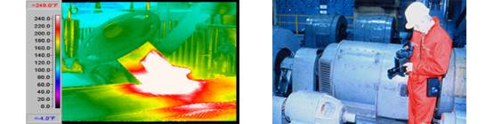 Picture of an exposed steam valve.