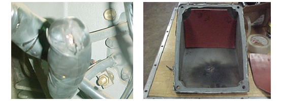 Pictures of insulation breakdown.