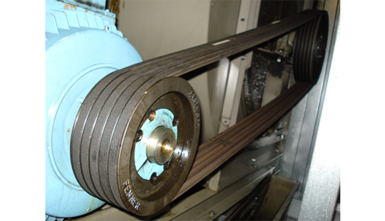 Photo of a belt drive