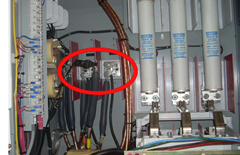 The only common point was the insulator terminal in the starter.