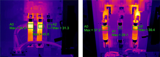 Photo of pumps in operation.