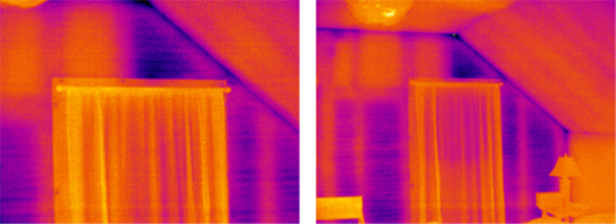 Example of a wide angle lens.